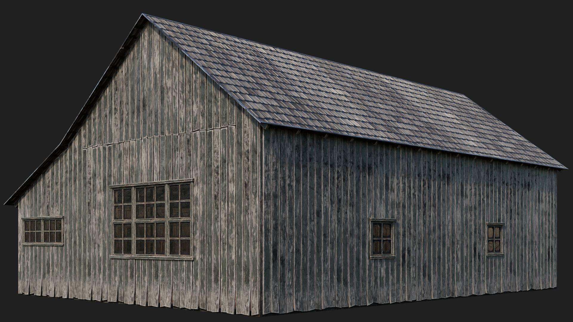 65-66-67-68 - Farm Buildings 4K PBR GameReady Low-poly 3D model_28