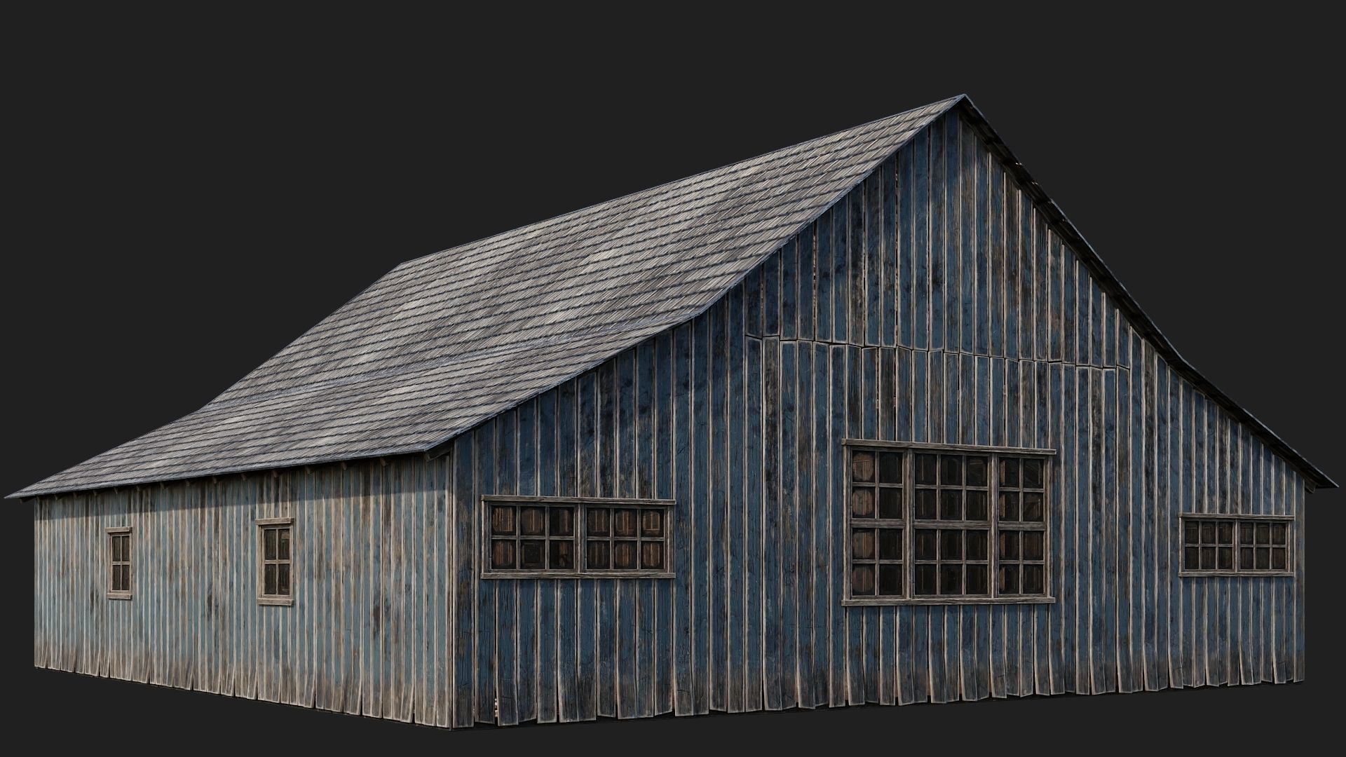 65-66-67-68 - Farm Buildings 4K PBR GameReady Low-poly 3D model_12