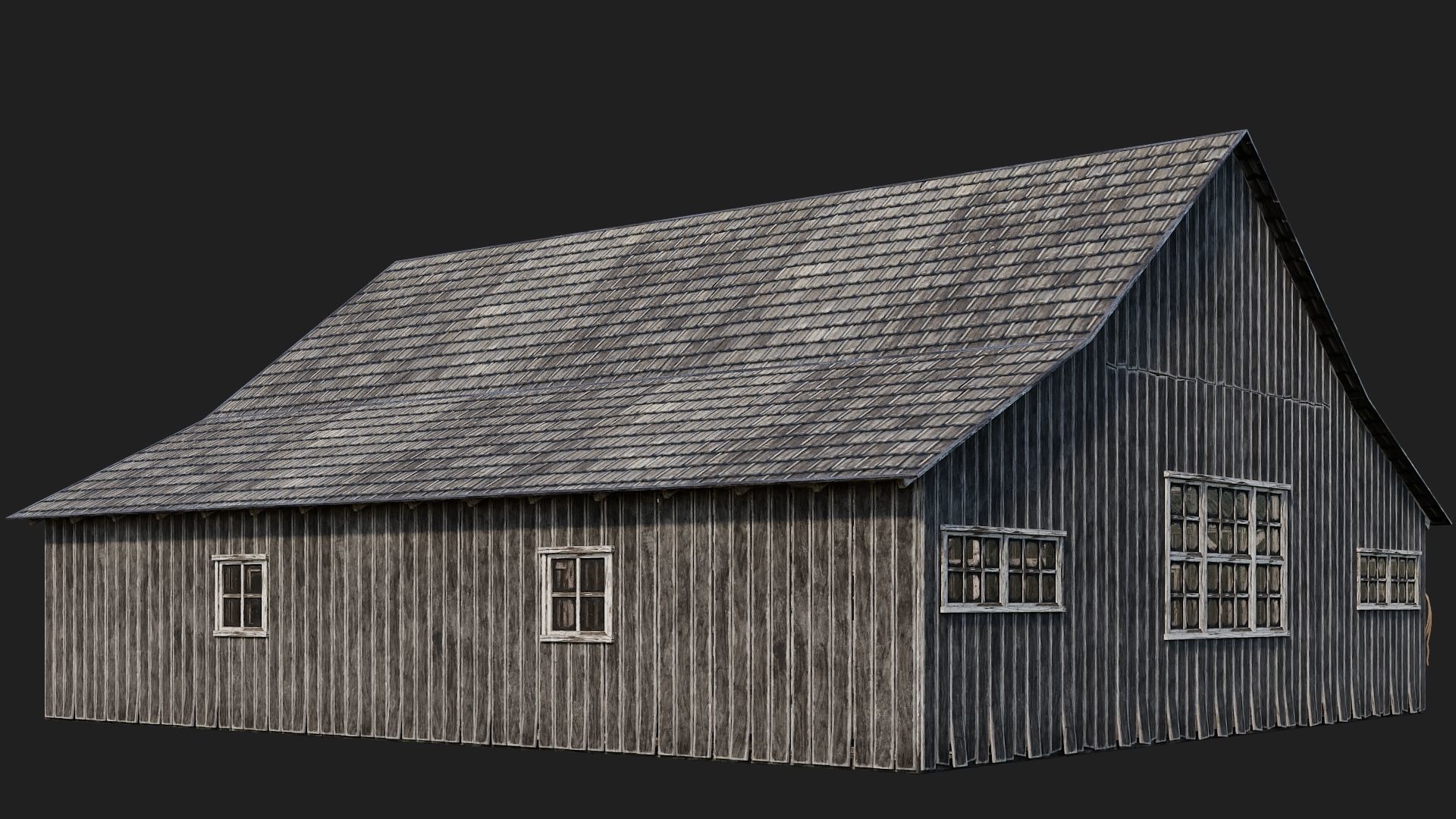 65-66-67-68 - Farm Buildings 4K PBR GameReady Low-poly 3D model_19