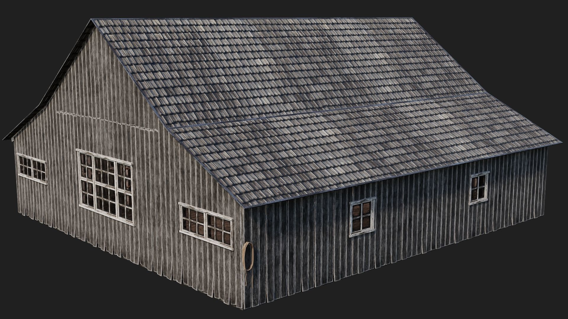 65-66-67-68 - Farm Buildings 4K PBR GameReady Low-poly 3D model_17