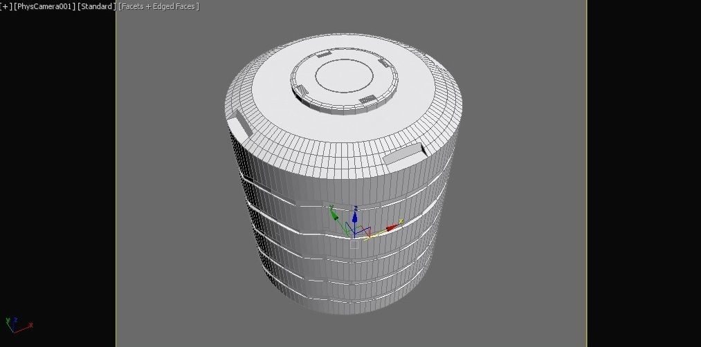 water tank 3D model_4
