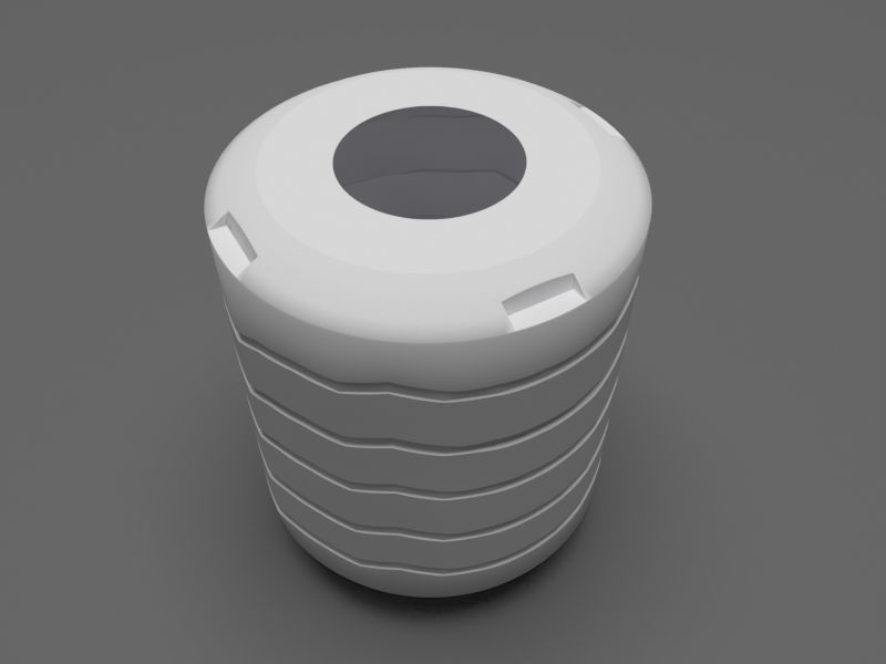 water tank 3D model_1
