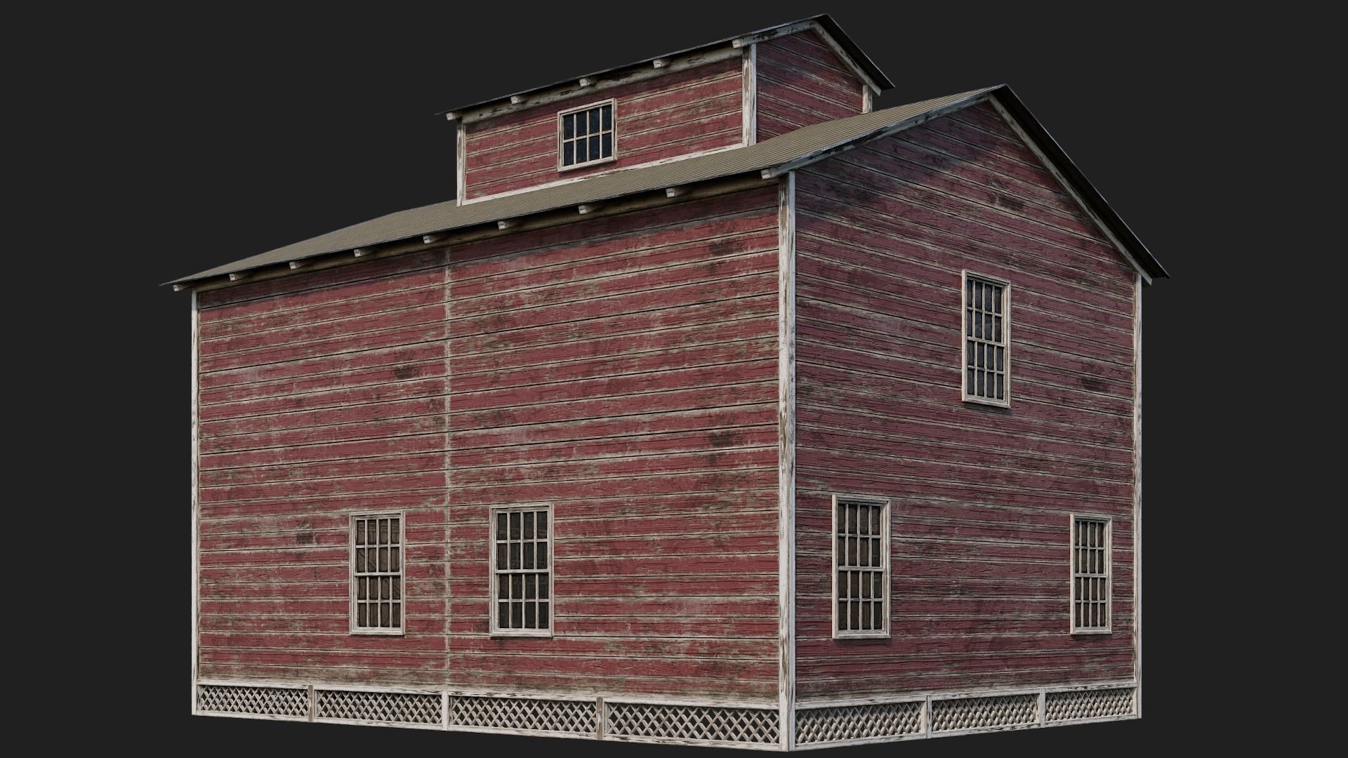 73-74-75-76 - Farm Buildings 4K PBR GameReady Low-poly 3D model_20