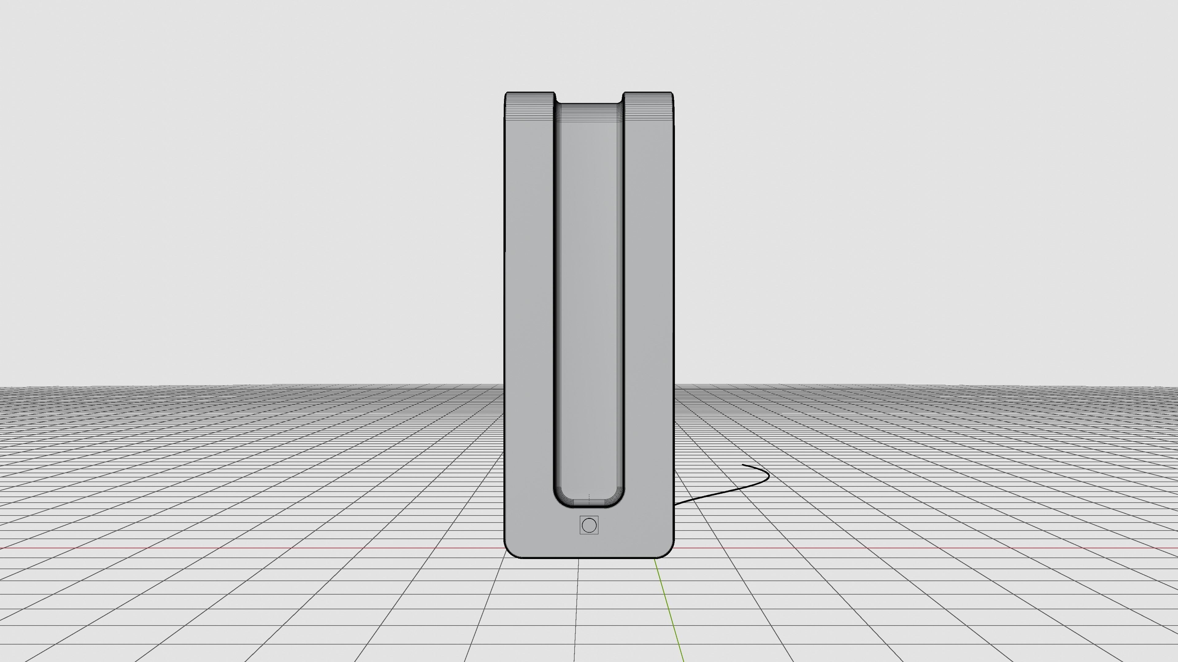 Speaker White Low-poly 3D model_5