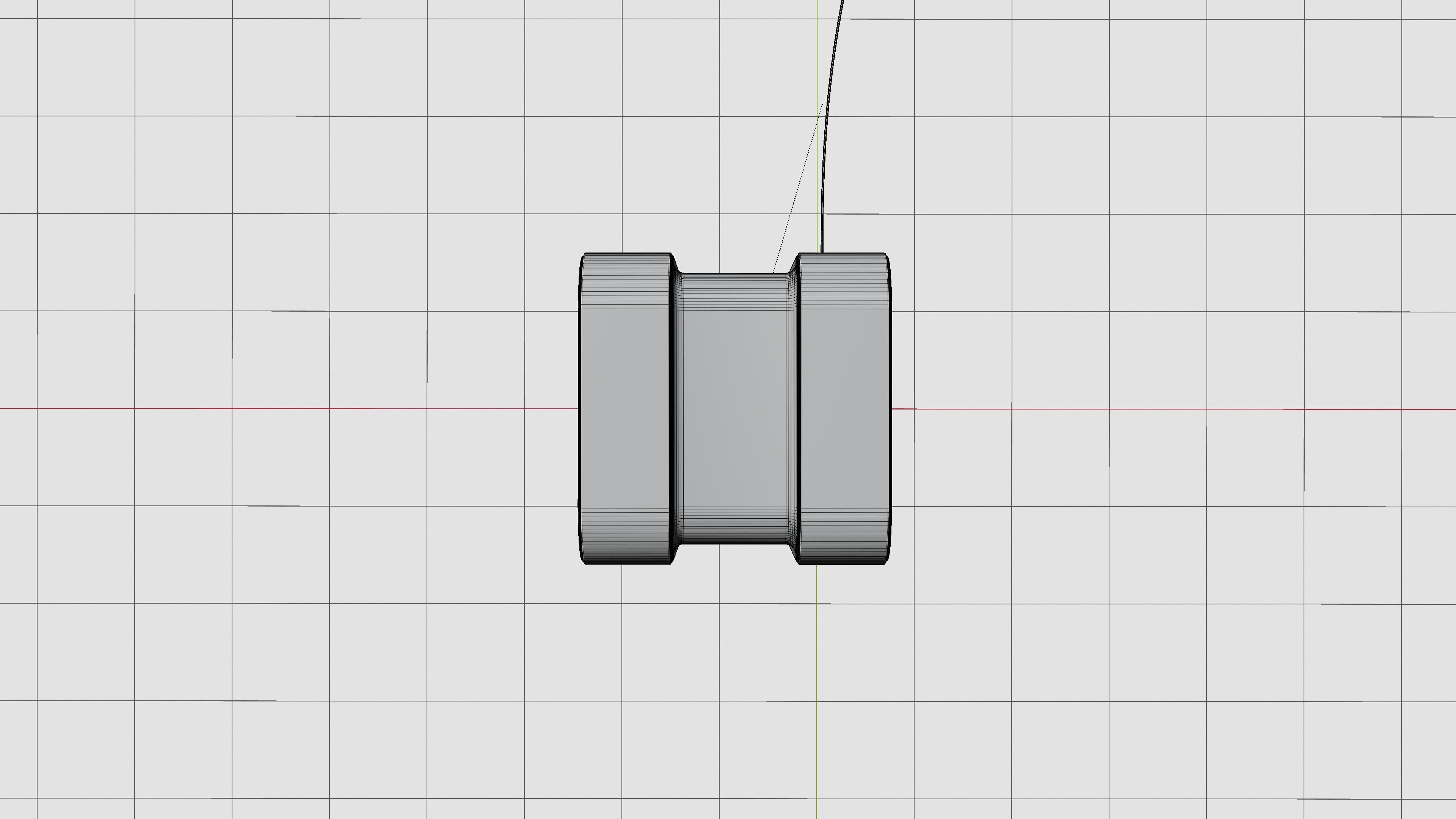 Speaker White Low-poly 3D model_7