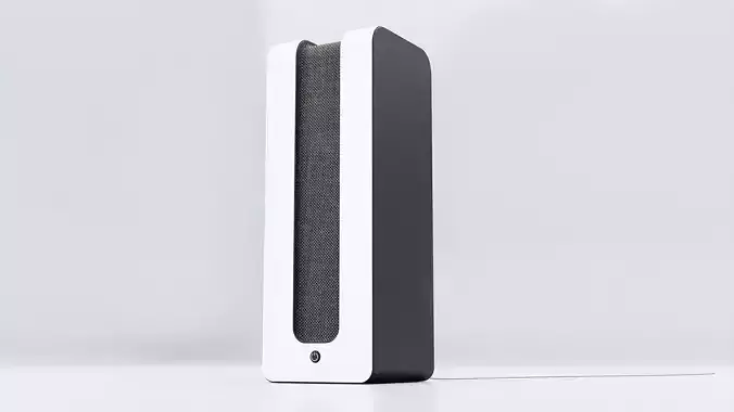 Speaker White Low-poly 3D model