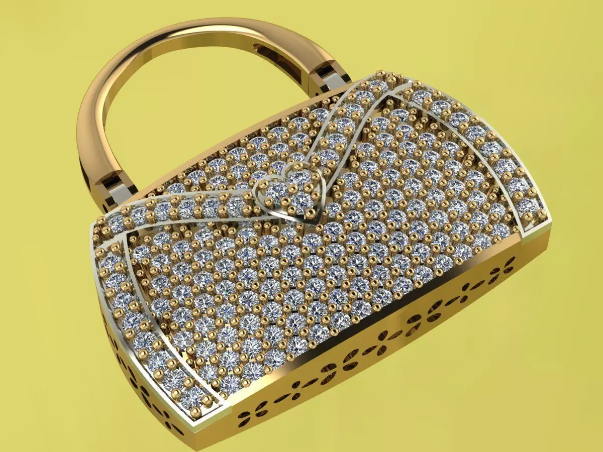 bag pendant 3D print model