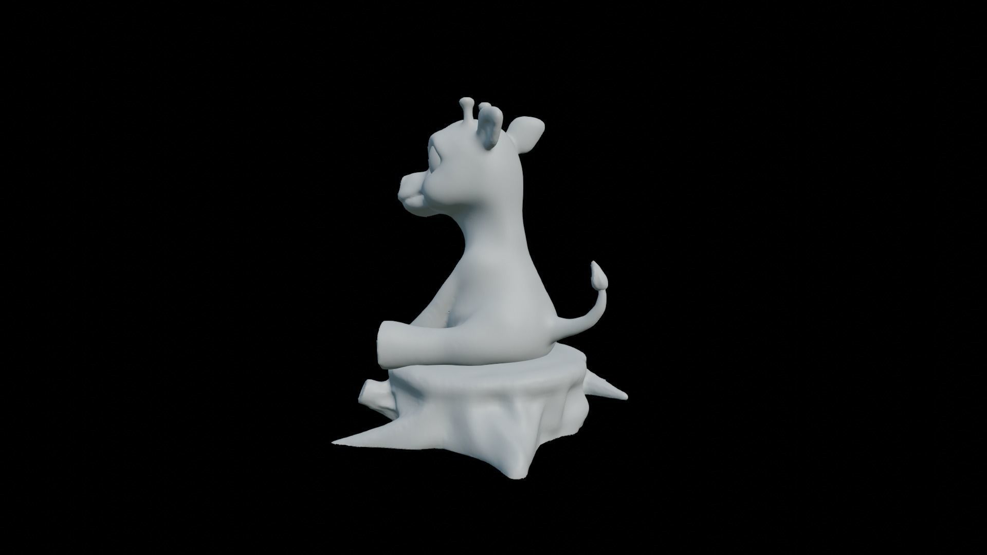 Giraffe 3D print model_3