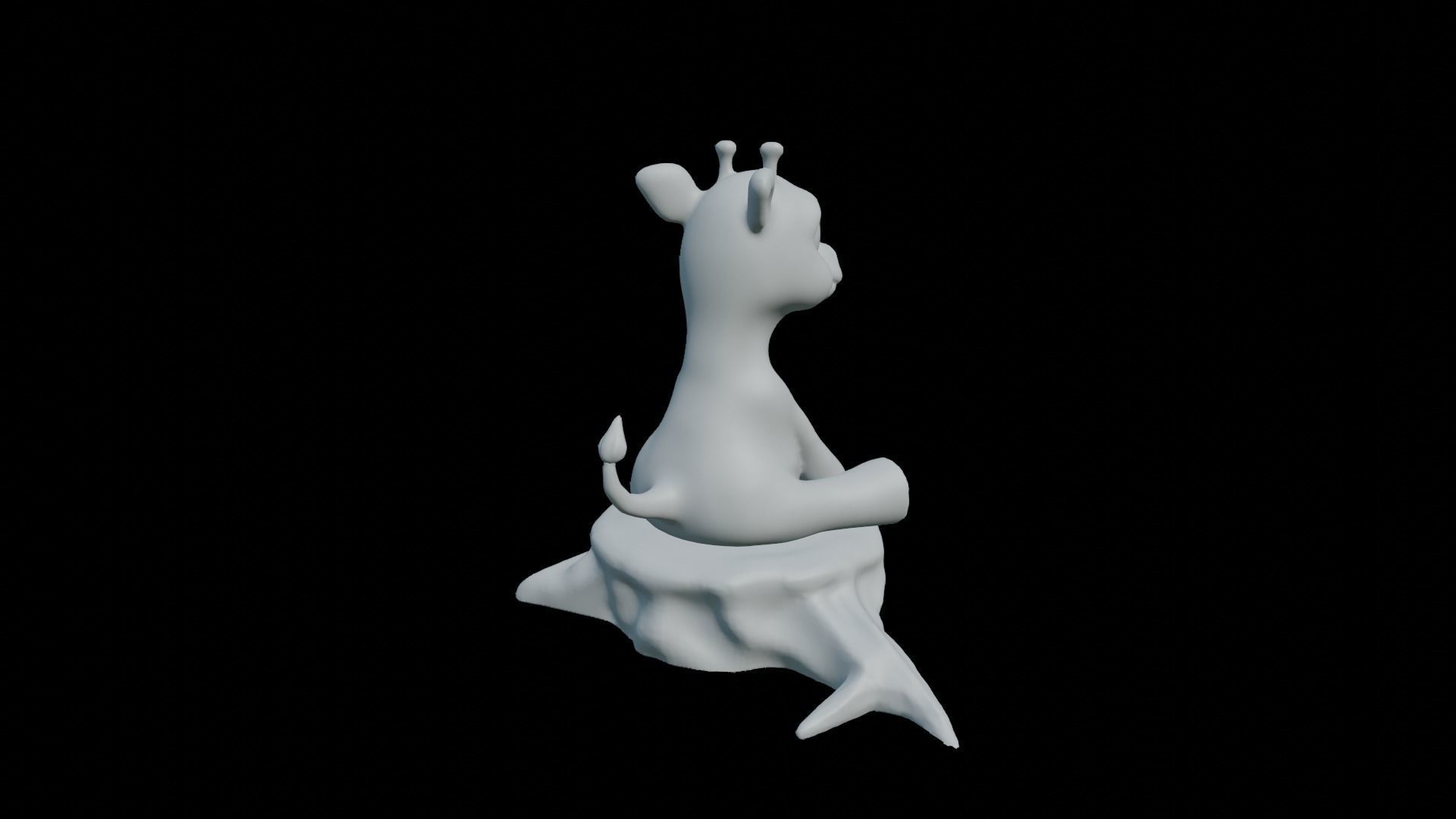Giraffe 3D print model_2