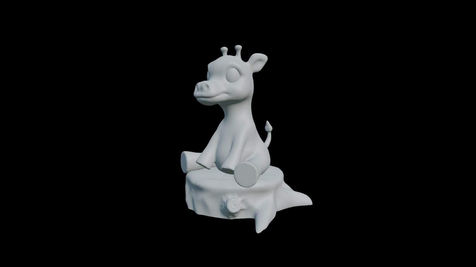 Giraffe 3D print model_4