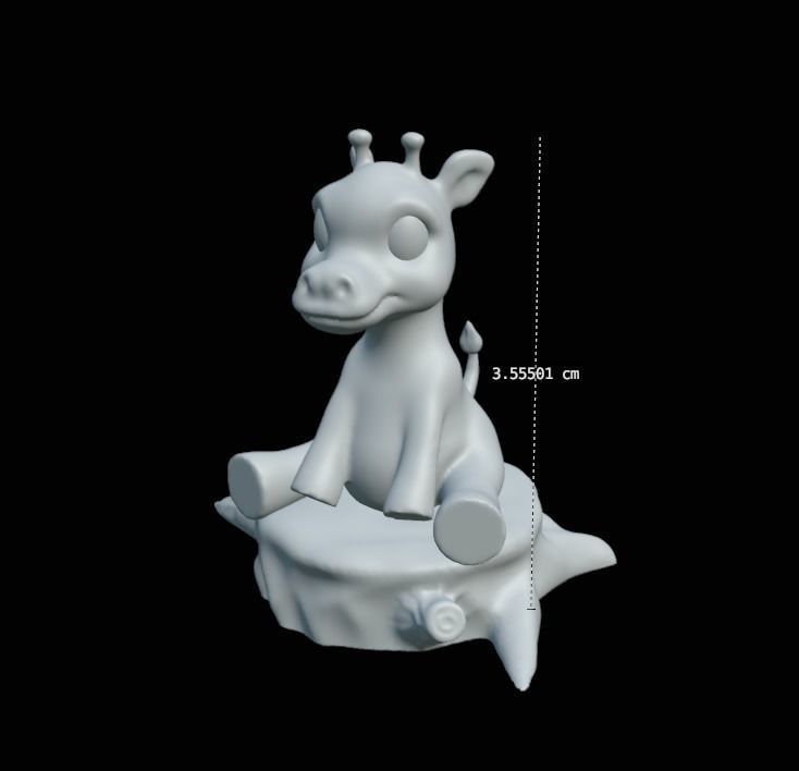 Giraffe 3D print model_6