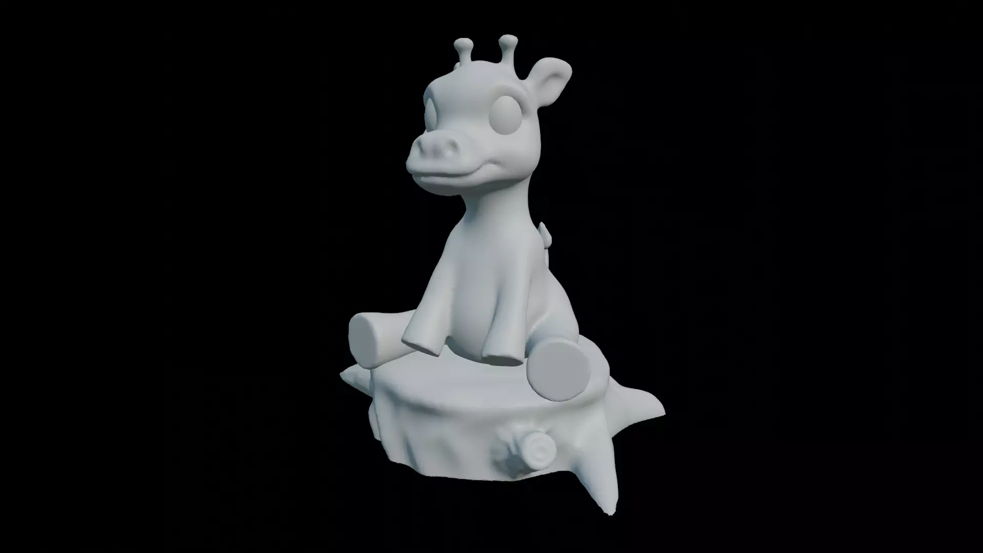 Giraffe 3D print model_0