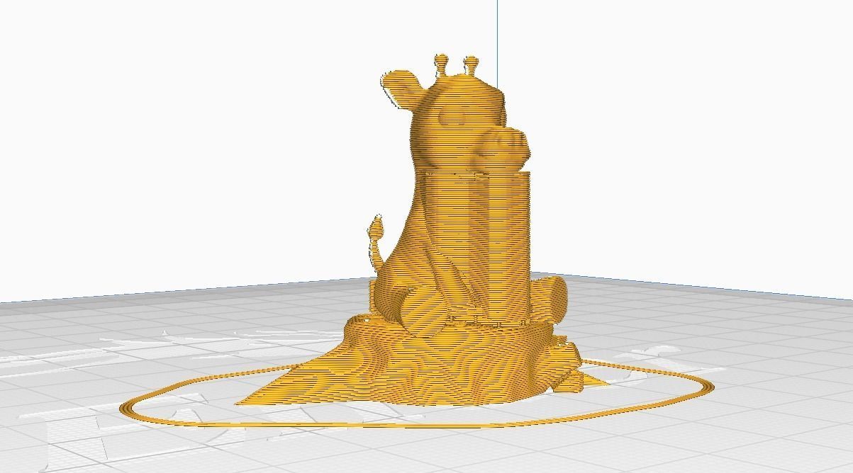 Giraffe 3D print model_11