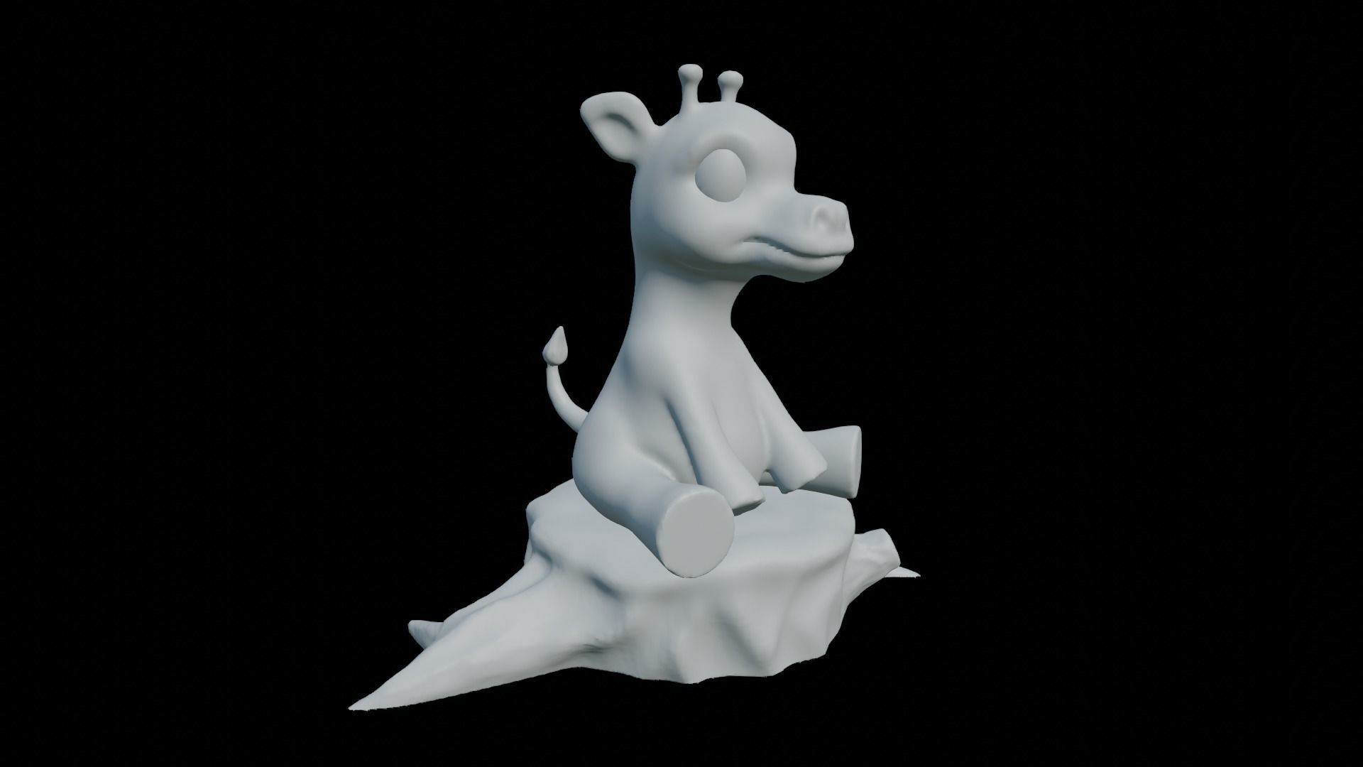 Giraffe 3D print model_1