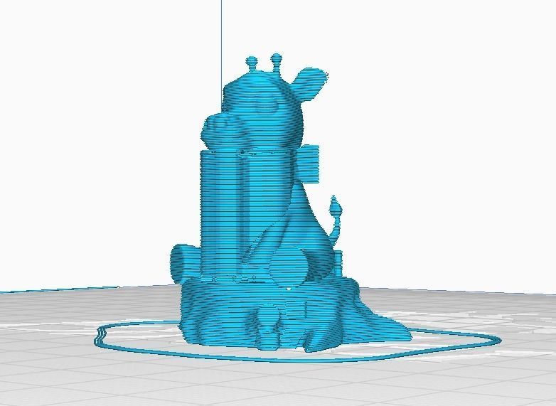 Giraffe 3D print model_8