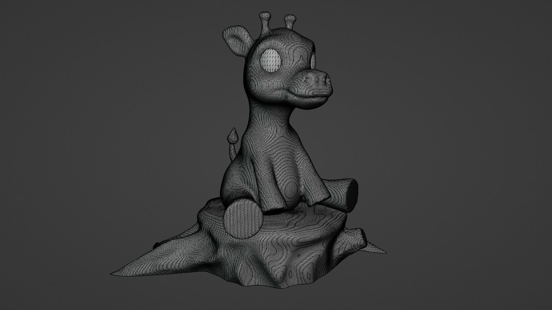 Giraffe 3D print model_24