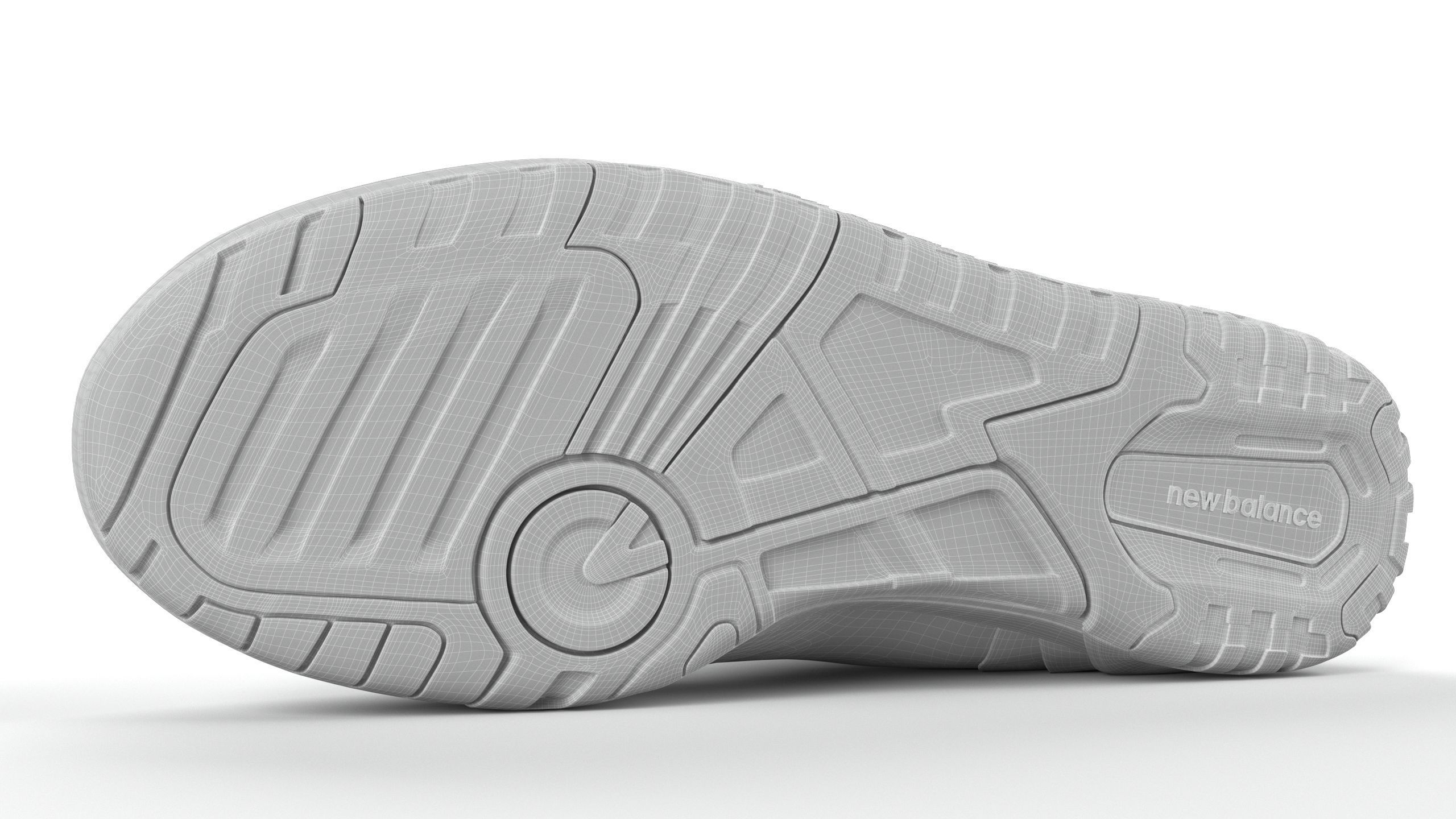 New balance 650 Blue PBR Low-poly 3D model_15