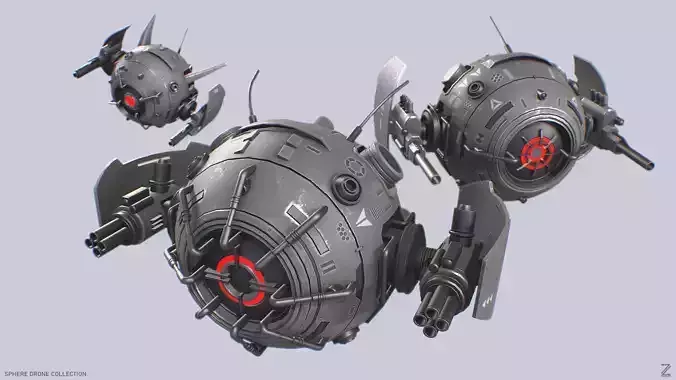 Sphere drone collection