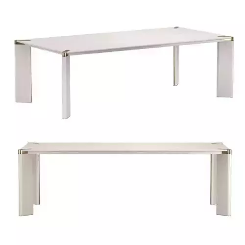 Ottanta Rectangular Dining Table 3D model