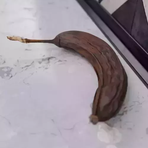 Mushy brown banana photoscan