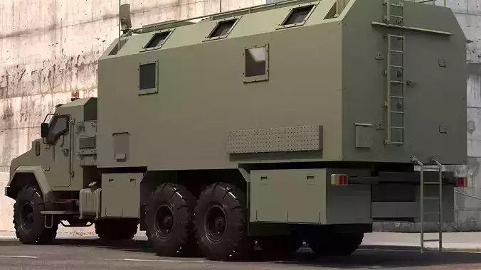 Command  military vehicle 3D model