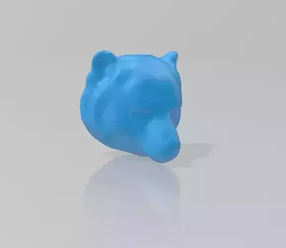 Bear Head Wall Mount 1 3D Printable Model 1  Hunting Game Head 