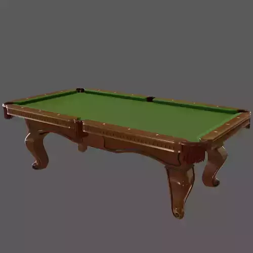 Regulation 8 foot Pool Table 3D model