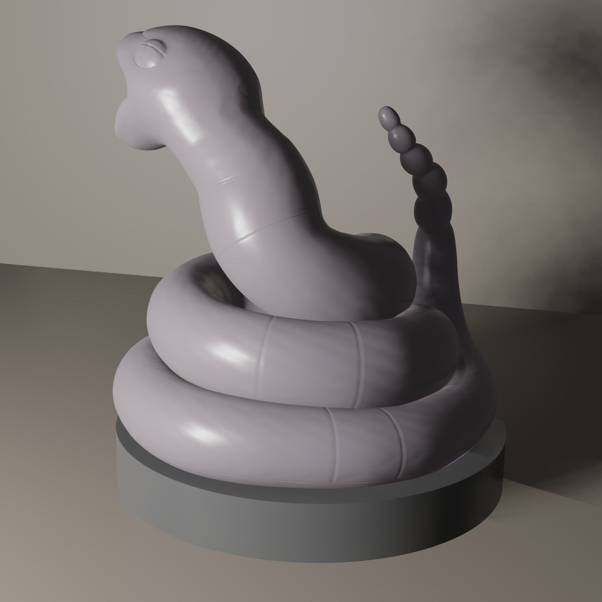 Ekans snake 3D print model_7