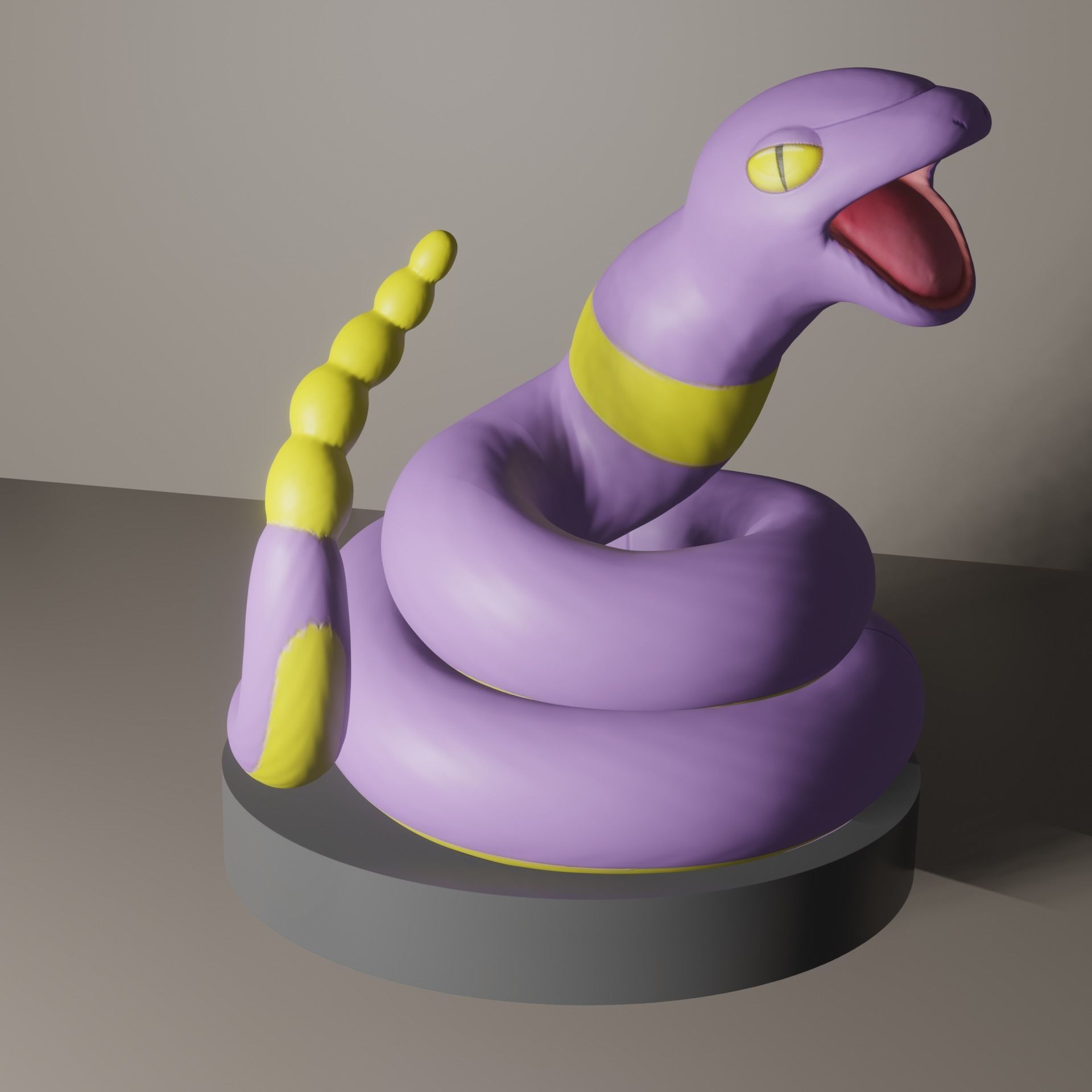 Ekans snake 3D print model_2