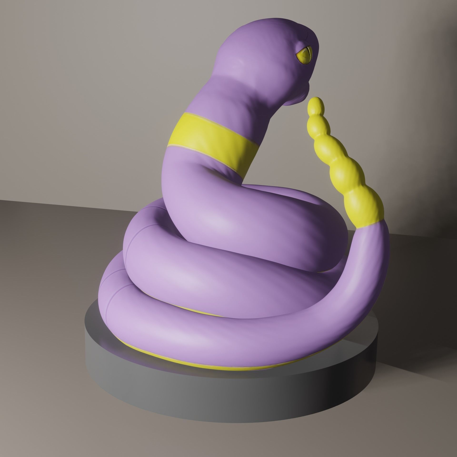 Ekans snake 3D print model_4