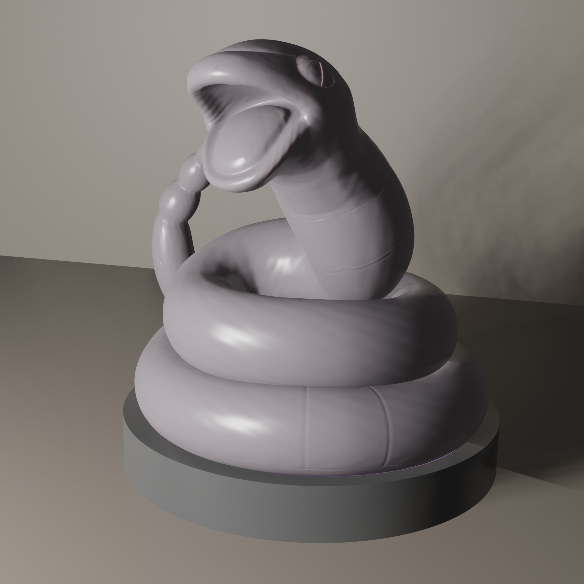 Ekans snake 3D print model_1