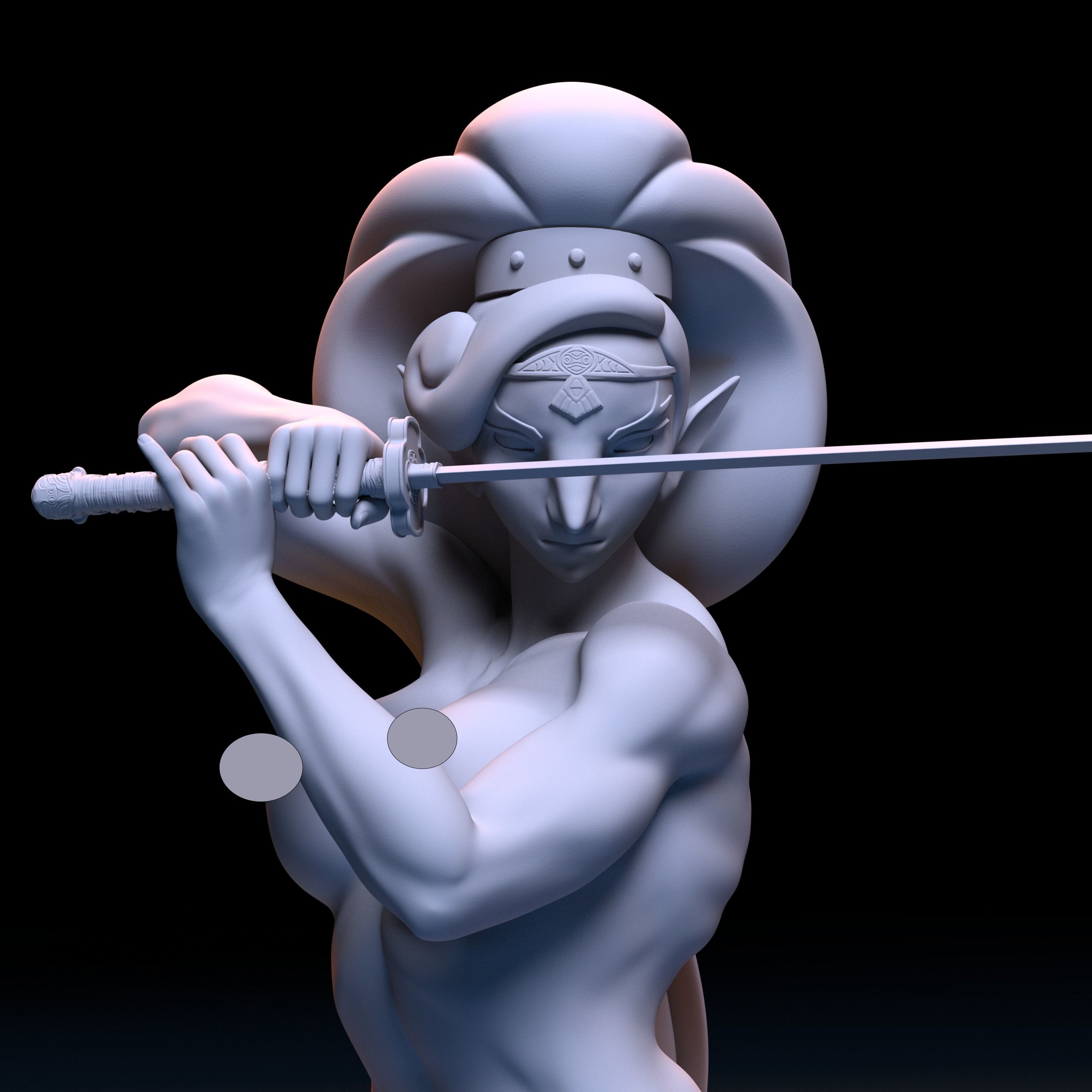 Urbosa - Breath of the Wild 3D print model_4