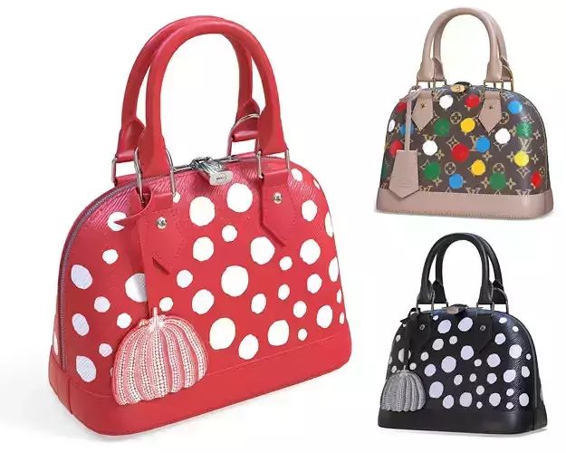 Louis Vuitton Alma Bags Yayoi Kusama