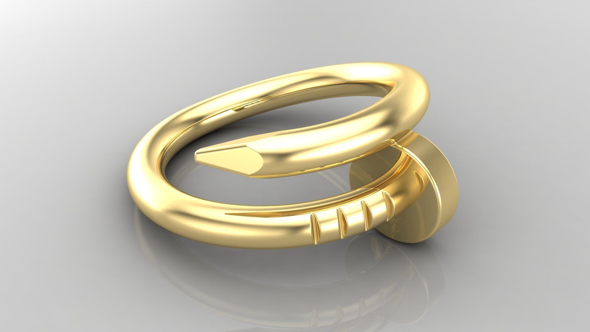 Ring M90 Women ring  Size 10 5 US 3D print model_7