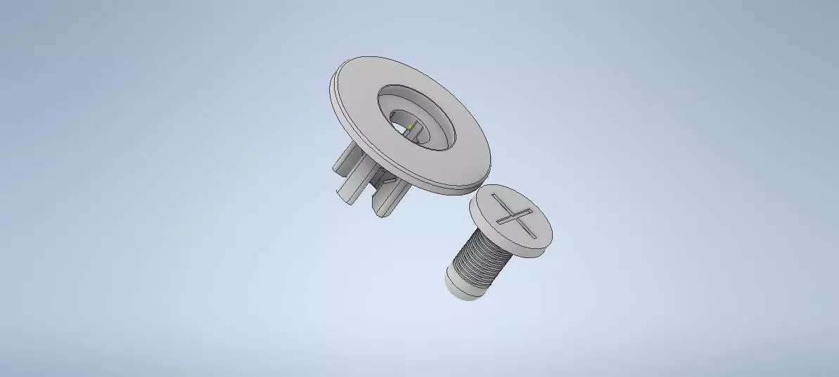 Car fasteners 3D print model