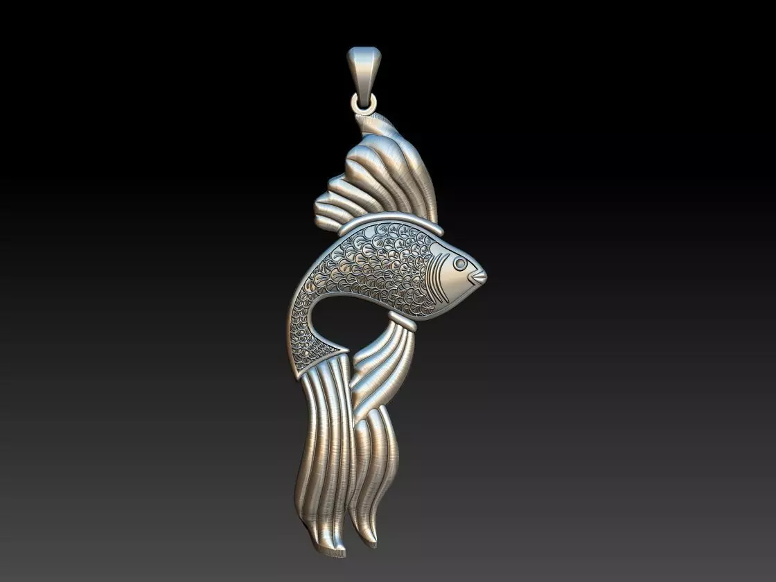 Betta Fish 3D print model