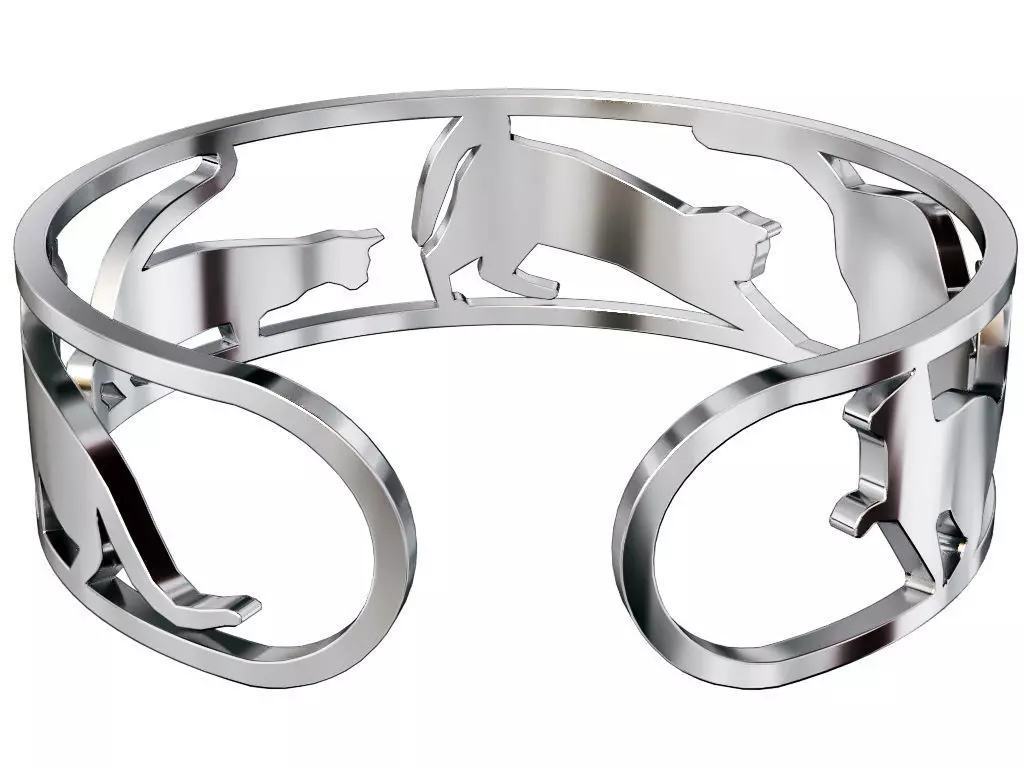 Cats Ring 3D print model_0