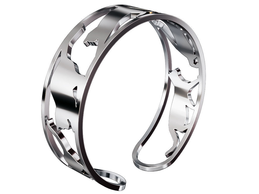 Cats Ring 3D print model_9