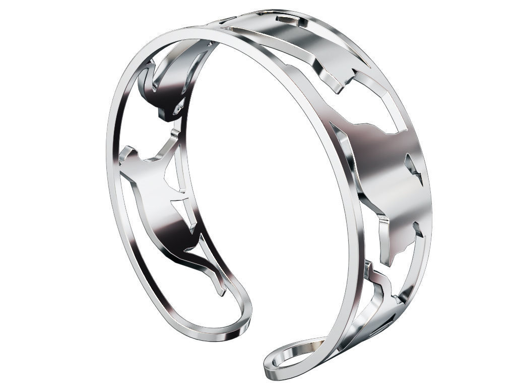 Cats Ring 3D print model_8