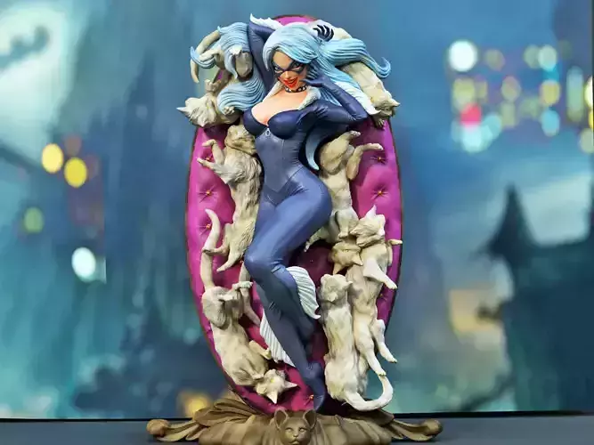 catowoman phantom of opera statue