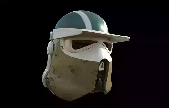 AT-RT Walker Clone Trooper Helmet  3d digital download 3D print model