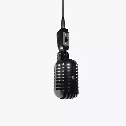 Vintage Microphone 3D model