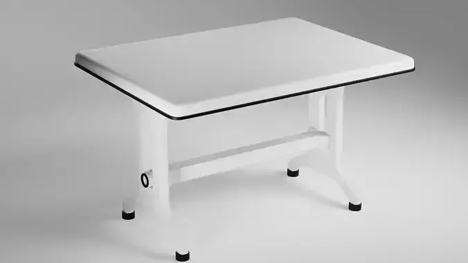 Plastic Table  Furniture 3D Asset