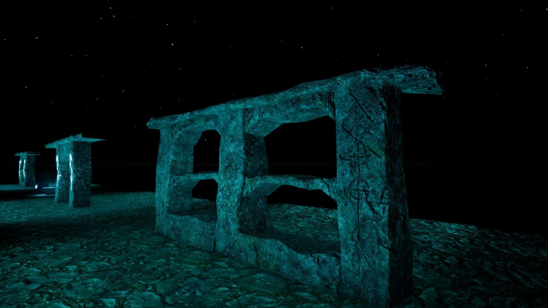 Twin Grottos 3D Model Low-poly 3D model_2