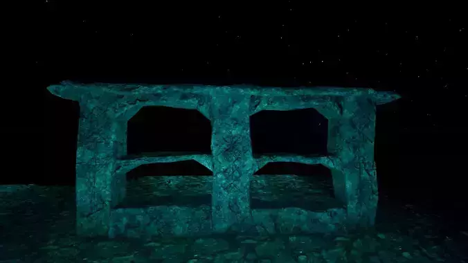 Twin Grottos 3D Model