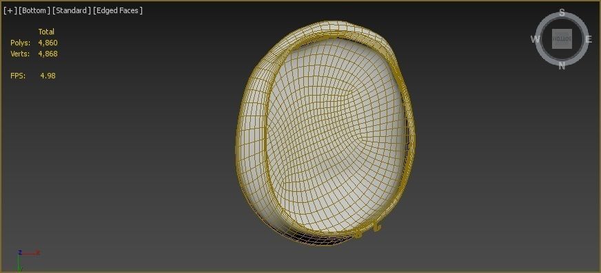  Military Hat Beret Set  Low-poly 3D model_26