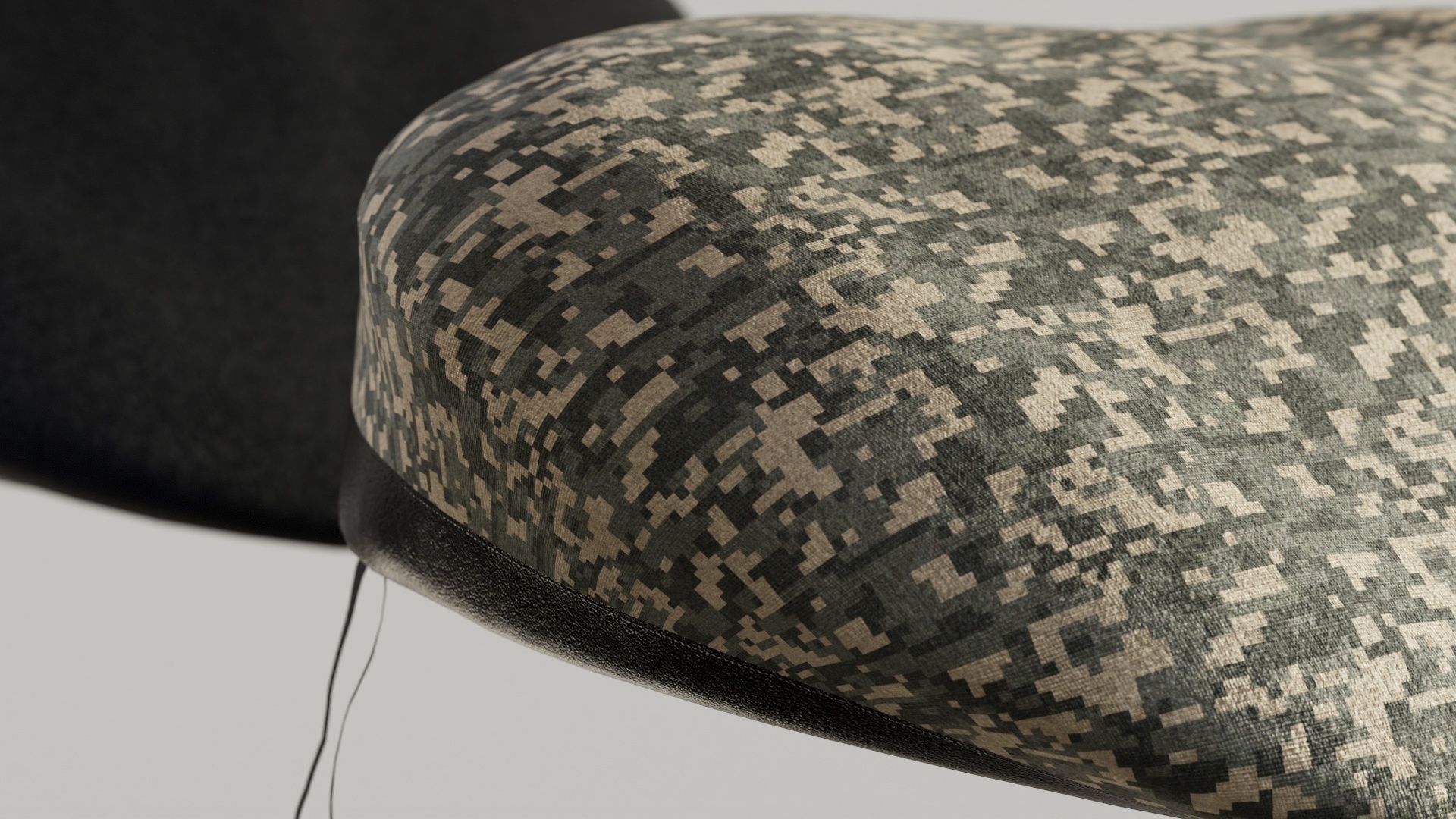  Military Hat Beret Set  Low-poly 3D model_12