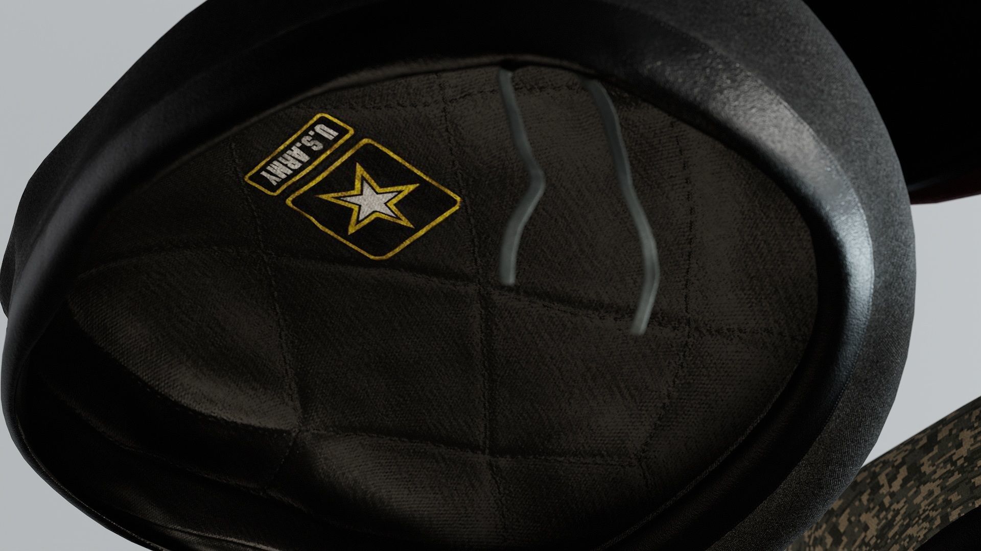  Military Hat Beret Set  Low-poly 3D model_14