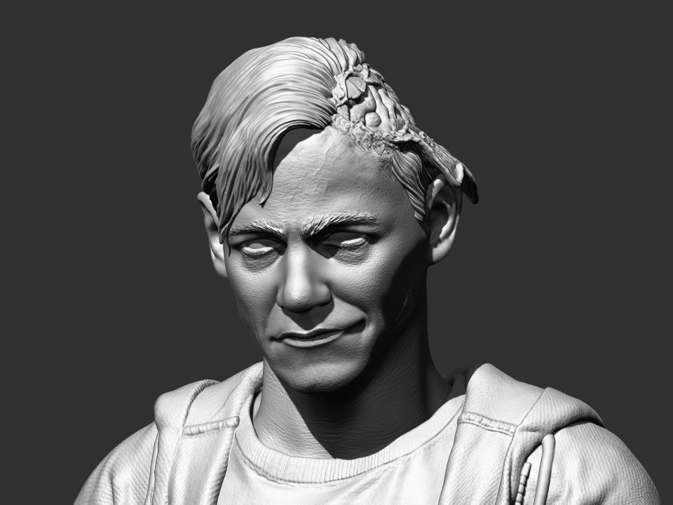 VICTOR PASCOW  PET SEMATARY BUST OBJ Printable 3D model 3D model_7