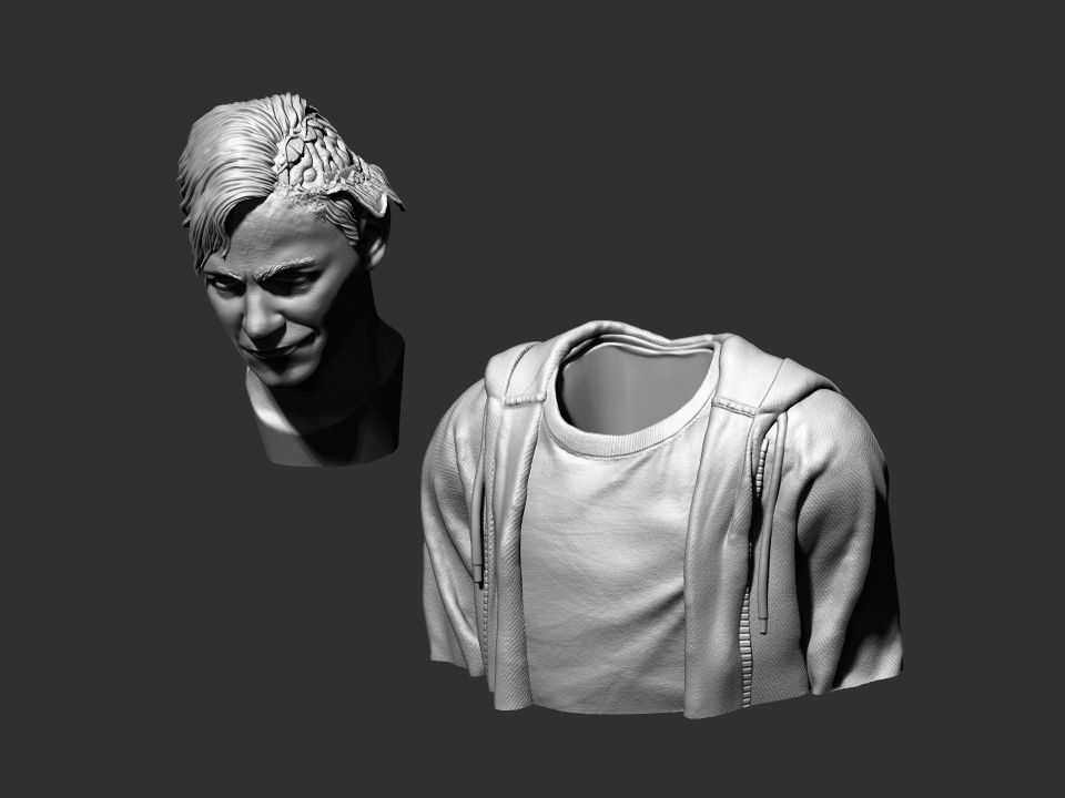 VICTOR PASCOW  PET SEMATARY BUST OBJ Printable 3D model 3D model_12